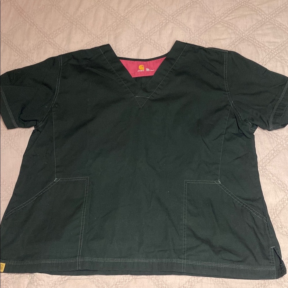 Carhartt Black Scrub Top
